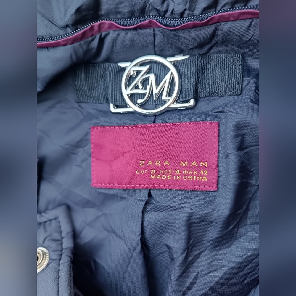 Zara Man Quilted Jacket - Picture 6 of 11